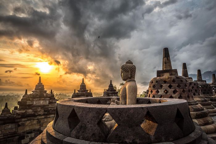 Borobudur temple indonesia asian history nc java nd andré claire cc