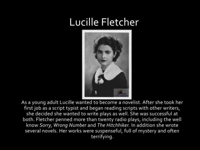 The hitchhiker short story lucille fletcher